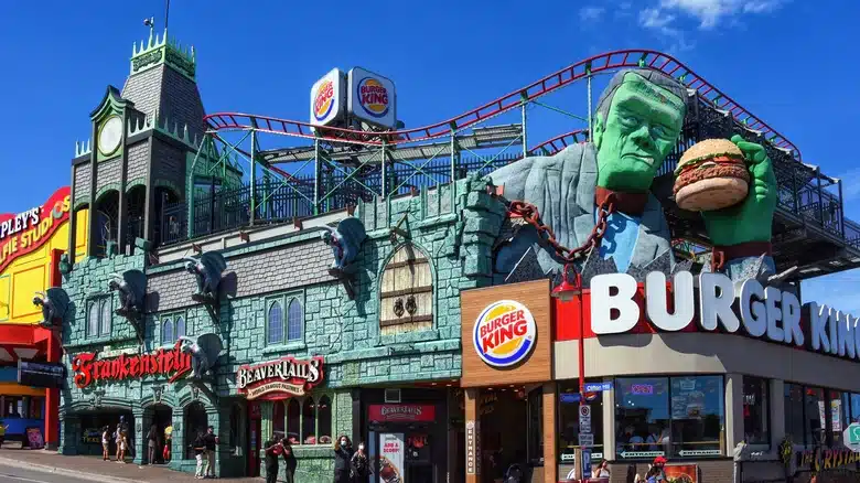 Burgerking Achterbahn Rolercoaster