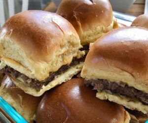 Eckiger Burger